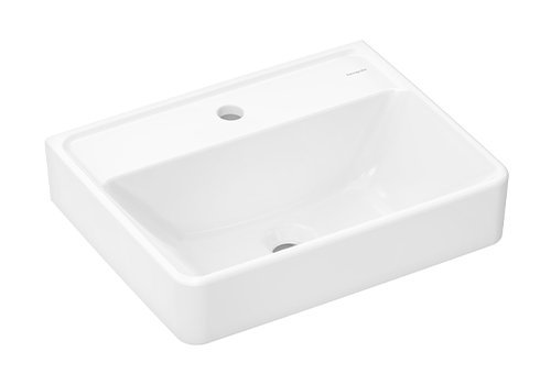 Ein Waschbecken ohne Wasserhahn